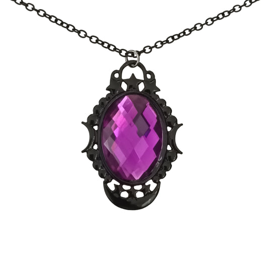 Dark Moon purple necklace FAULTY